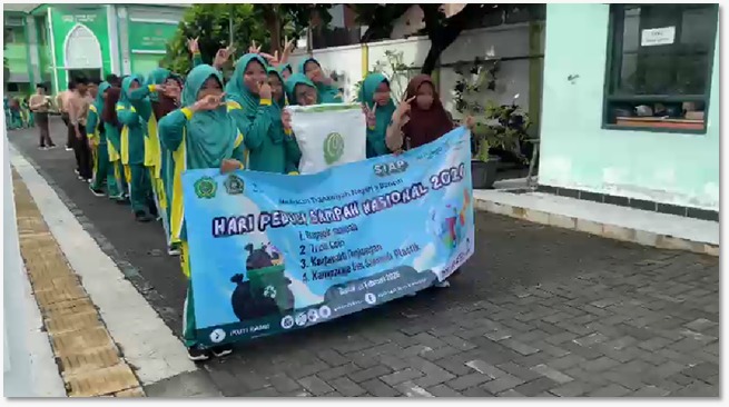 Gerakan Adiwiyata MTsN 9 Bantul Semarakkan Hari Peduli Sampah Nasional 2026 melalui Gropyok Sampah hingga Diet Sampah Plastik